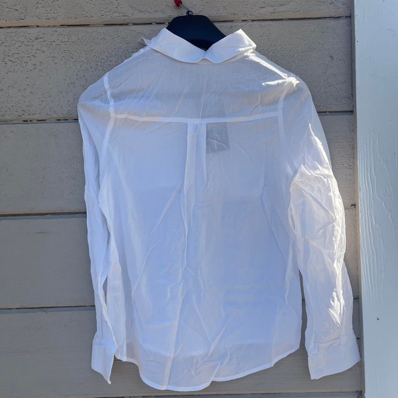 Nwt womens Fashion Nova white button - Picture 2 of 3